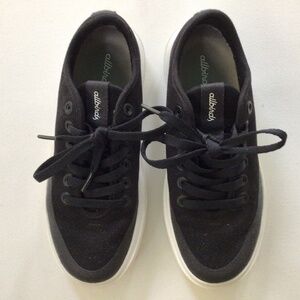 Allbirds Women’s Canvas Piper Natural Black with Blizzard Sole Size 7